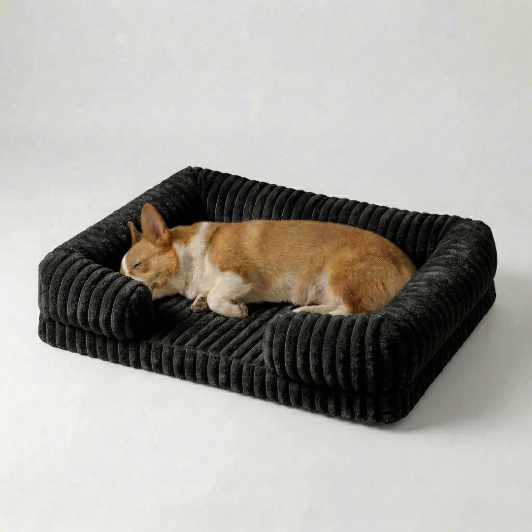 Orthopedic Sofa-Style Dog Bed