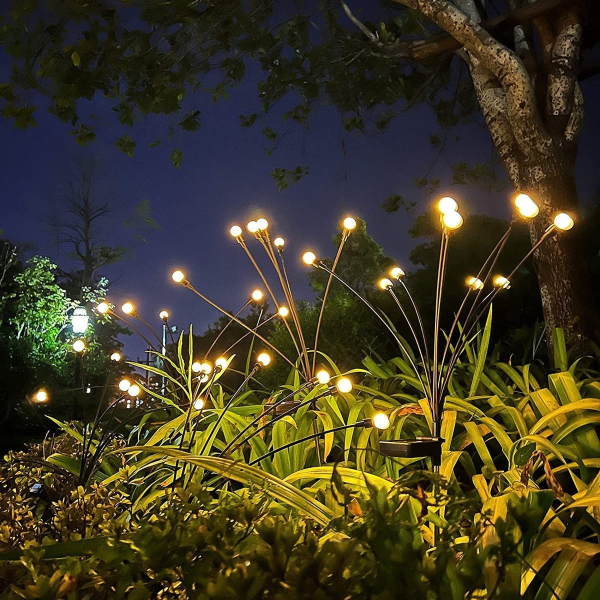 Outdoor Solar Firefly Garden Lights - IP65 Waterproof