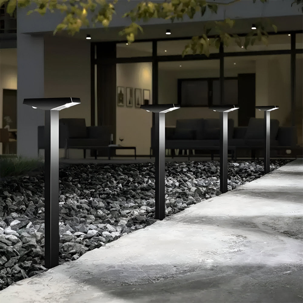 Outdoor Solar Pathway Lights with Dual Lighting Modes & Weatherproof Design