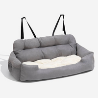 Pet Car Seat Bed for Dogs - Safe Travel & Comfort