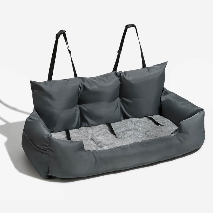 Pet Car Seat Bed for Dogs - Safe Travel & Comfort
