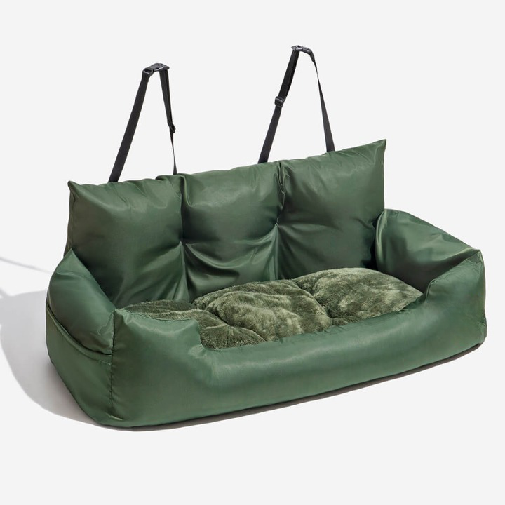 Pet Car Seat Bed for Dogs - Safe Travel & Comfort