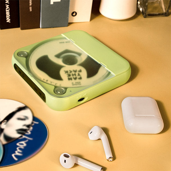 Portable CD Player with Rechargeable Battery and AUX Input