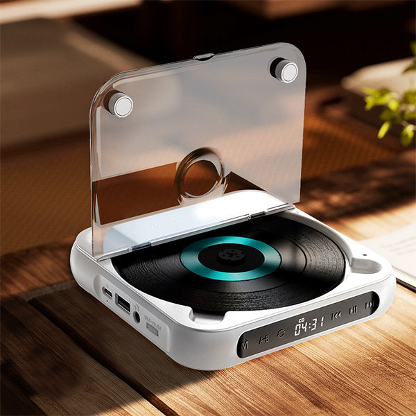 Portable CD Player with Rechargeable Battery and AUX Input