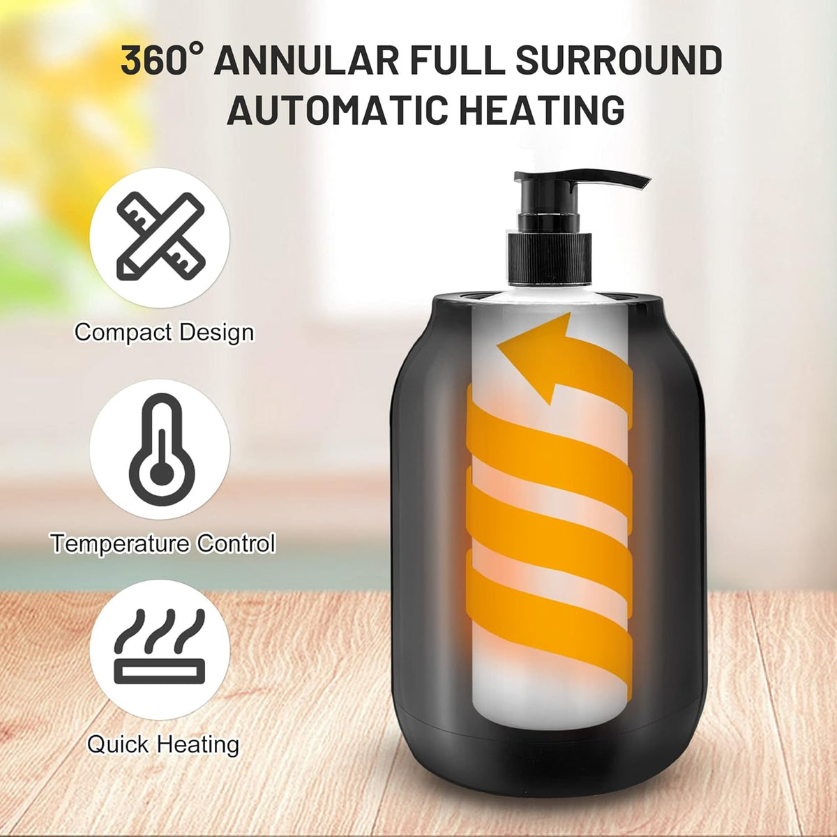 Portable Electric Massage Oil Warmer with Fast Heating and Digital Control