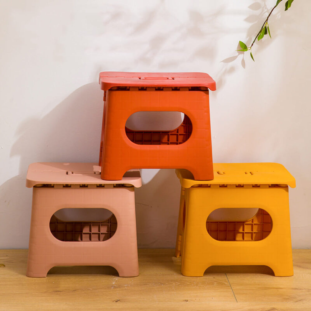 Portable Foldable Step Stool with Carry Handle