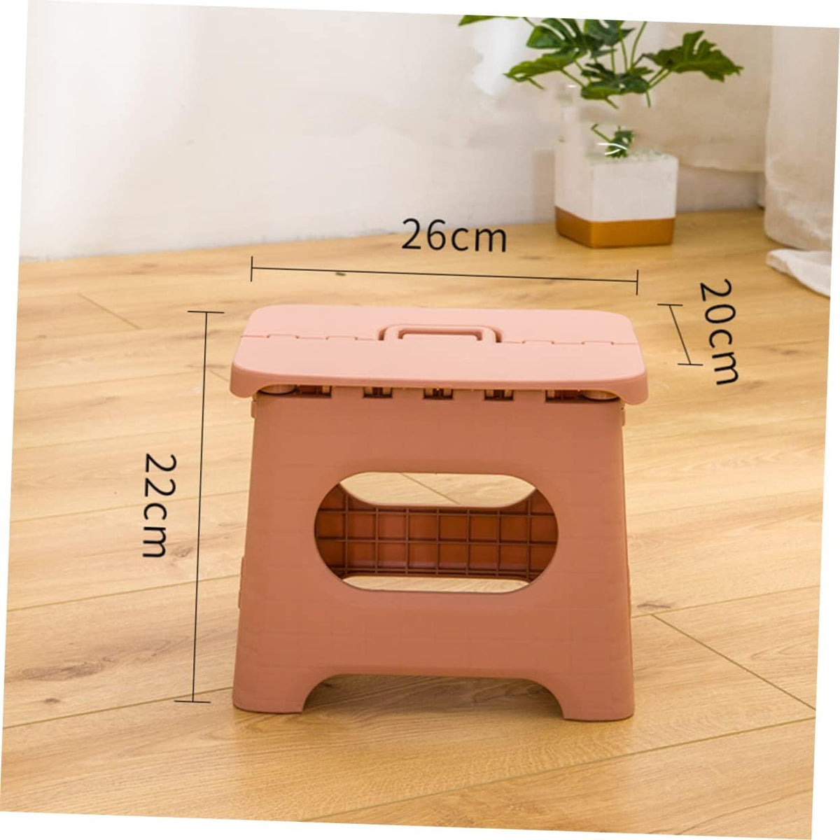 Portable Foldable Step Stool with Carry Handle