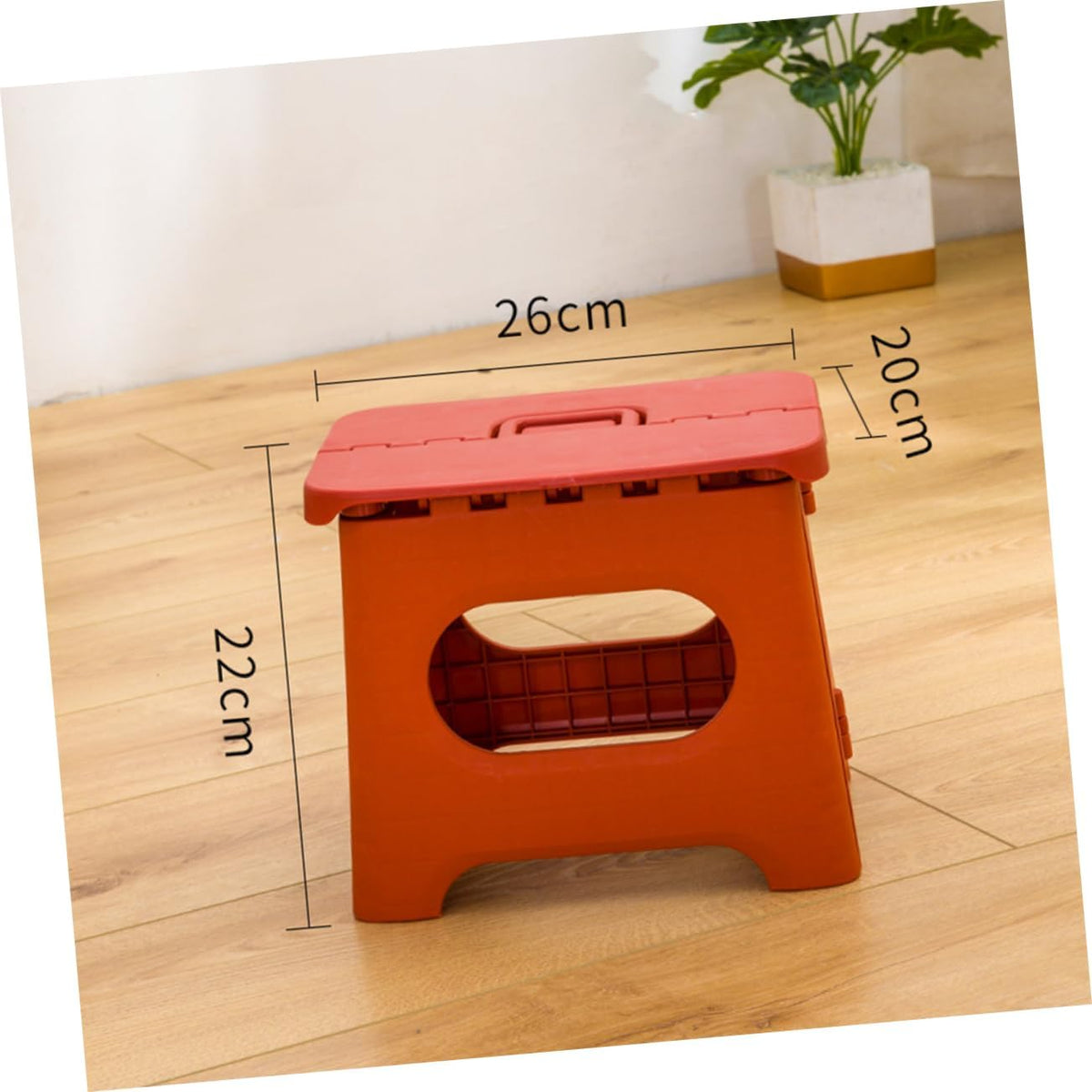 Portable Foldable Step Stool with Carry Handle