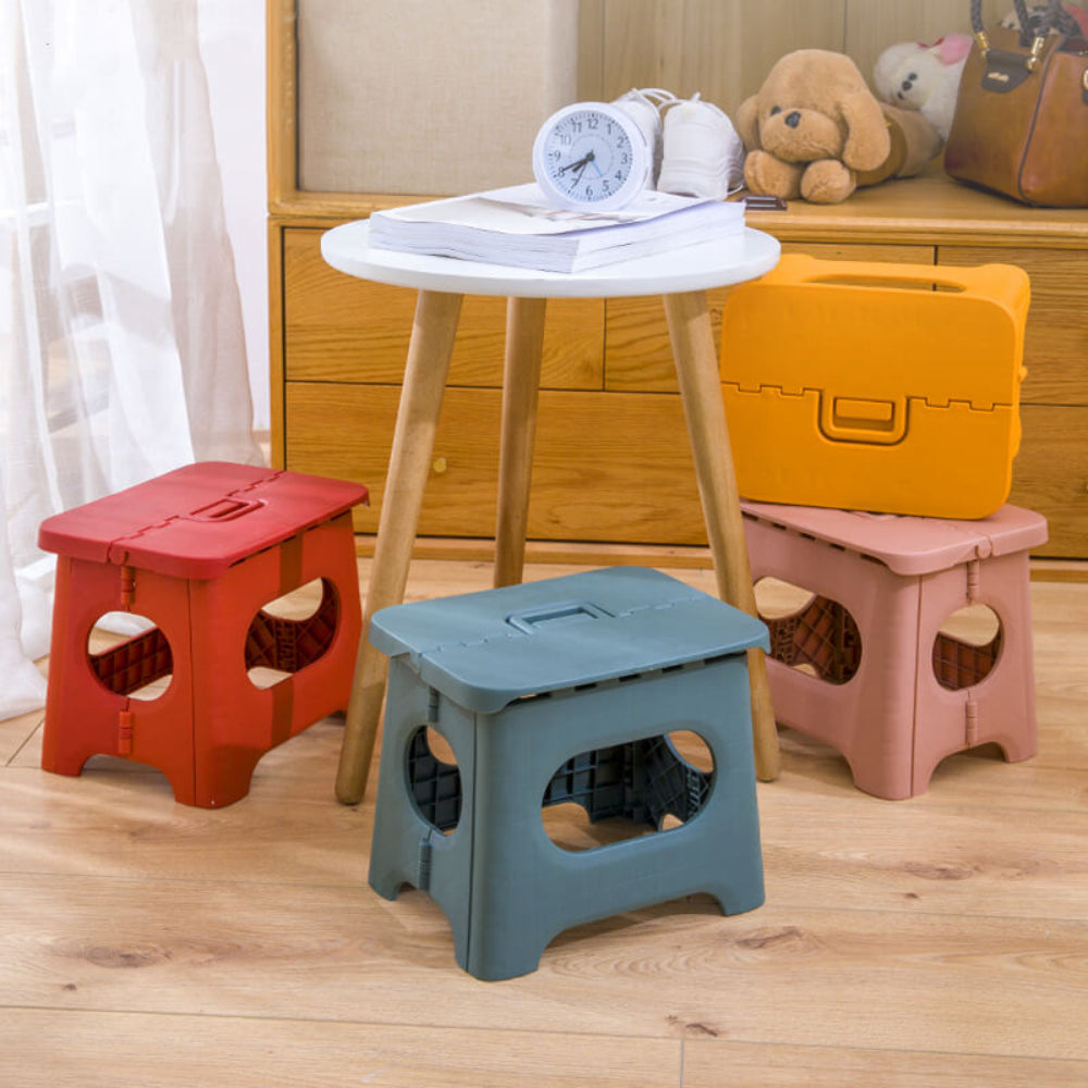 Portable Foldable Step Stool with Carry Handle