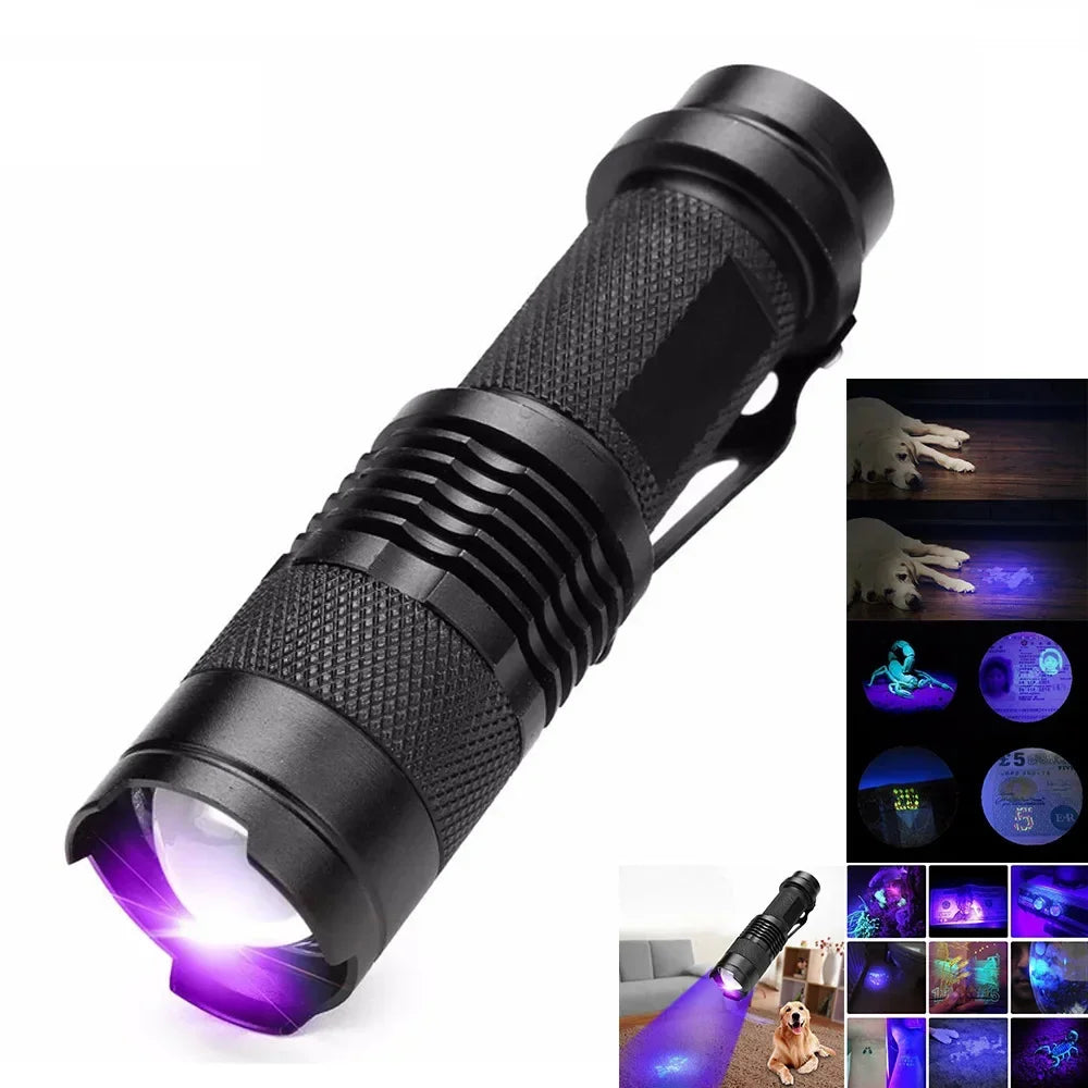 Portable LED UV Inspection Light — Compact 395nm Stain Detector