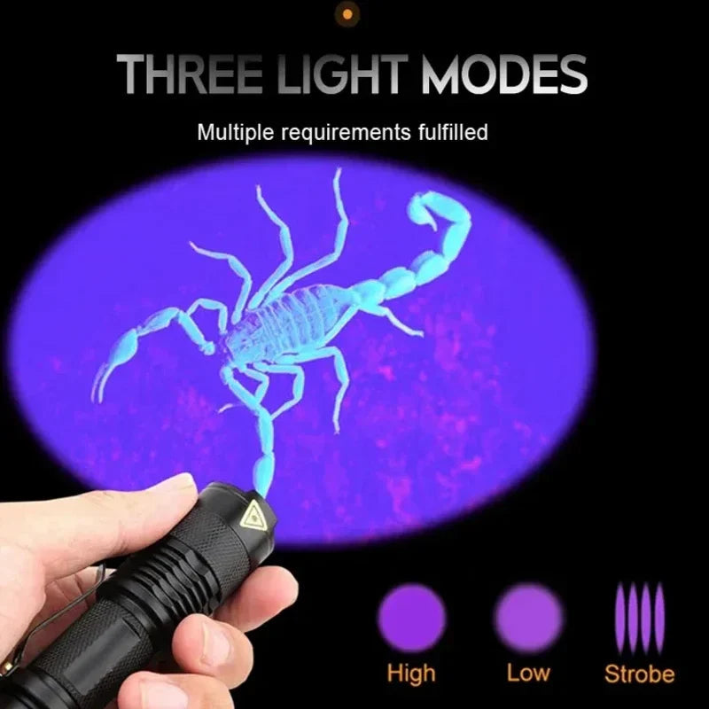 Portable LED UV Inspection Light — Compact 395nm Stain Detector