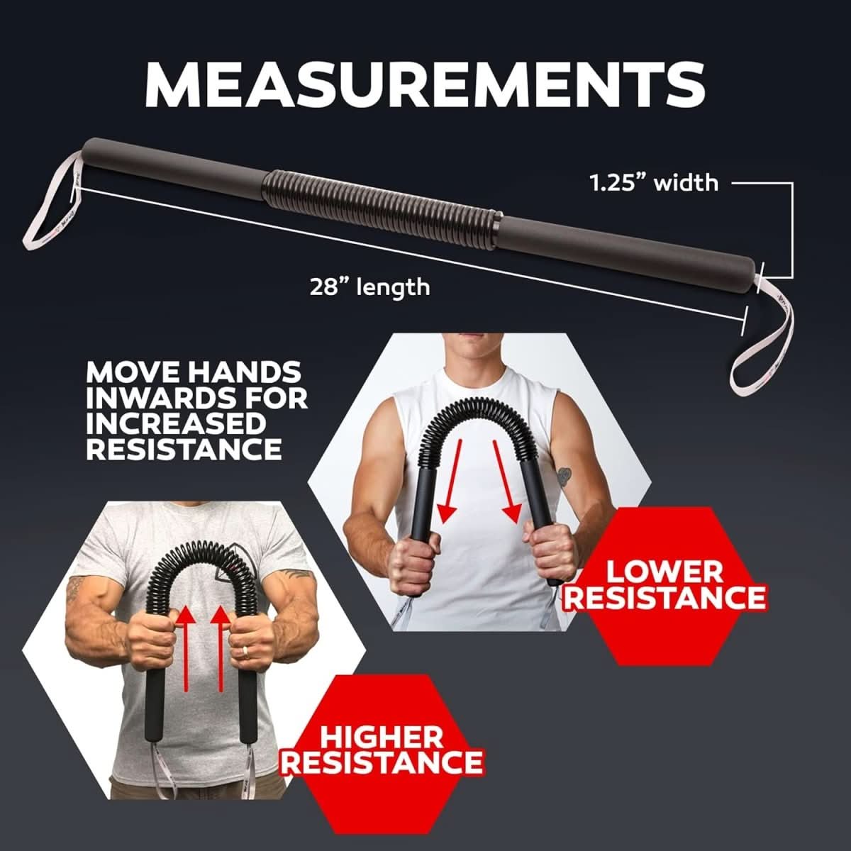 PowerTwist - Adjustable Training Bar for Effective Upper Body Workouts at Home