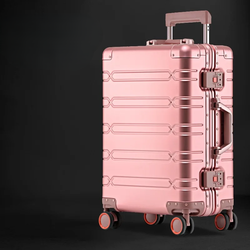 Premium Aluminum Suitcase with TSA Lock and Silent Wheels