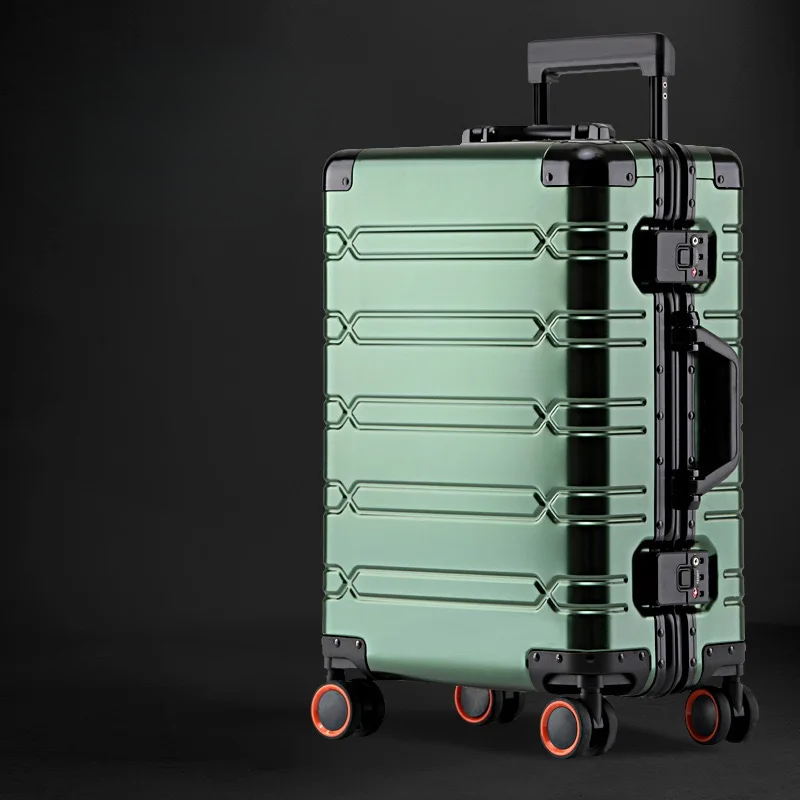 Premium Aluminum Suitcase with TSA Lock and Silent Wheels