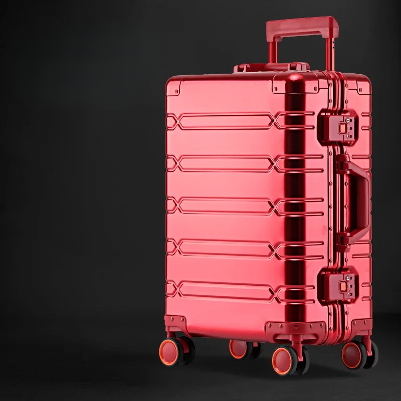 Premium Aluminum Suitcase with TSA Lock and Silent Wheels