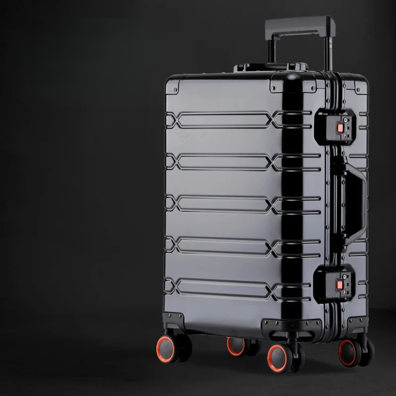 Premium Aluminum Suitcase with TSA Lock and Silent Wheels