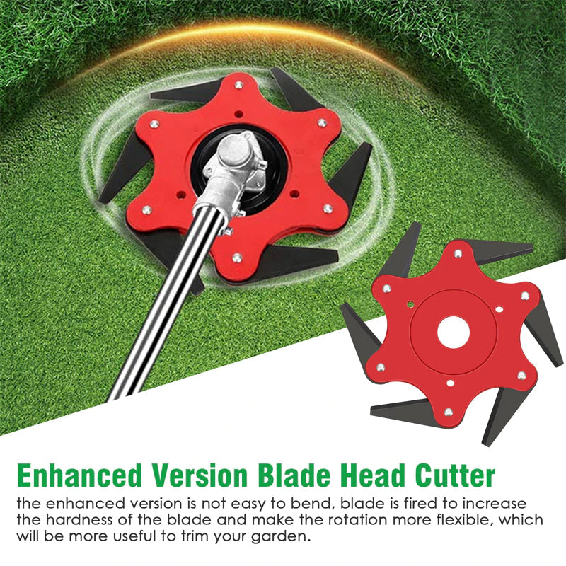 Professional Flexible 6-Blade Trimmer Head