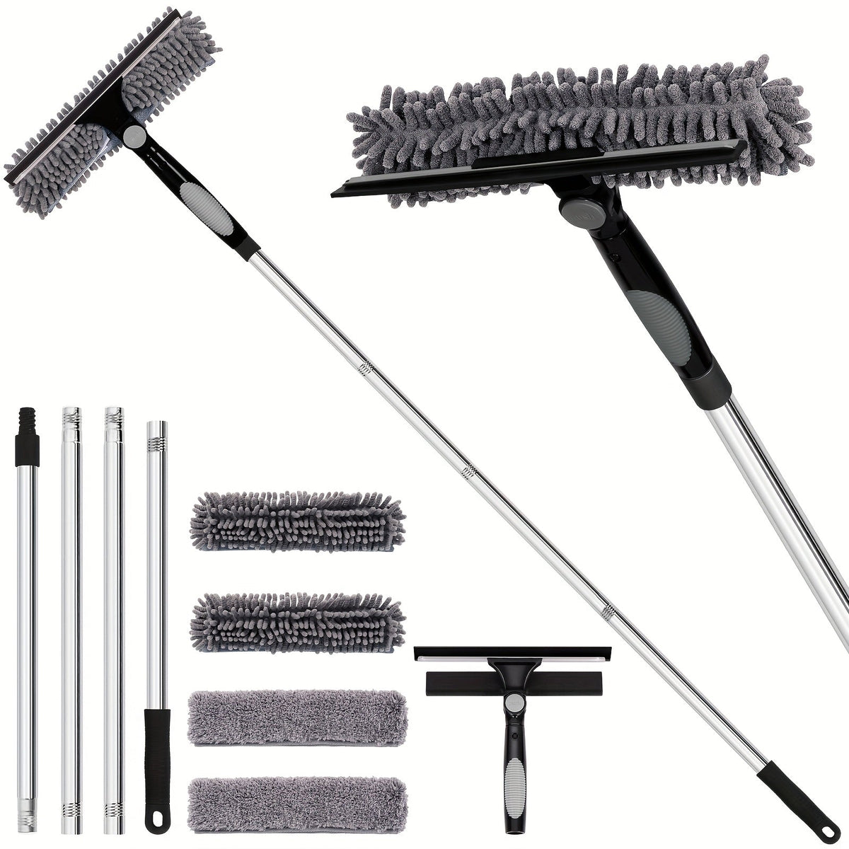 Professional Telescopic Window Cleaner for Streak-Free Windows