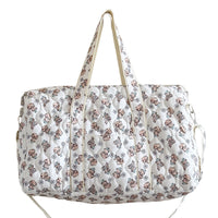 Quilted Pattern Travel Tote