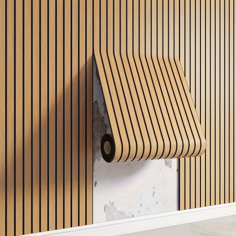 Realistic Self-Adhesive 3D Wood Wall Panels