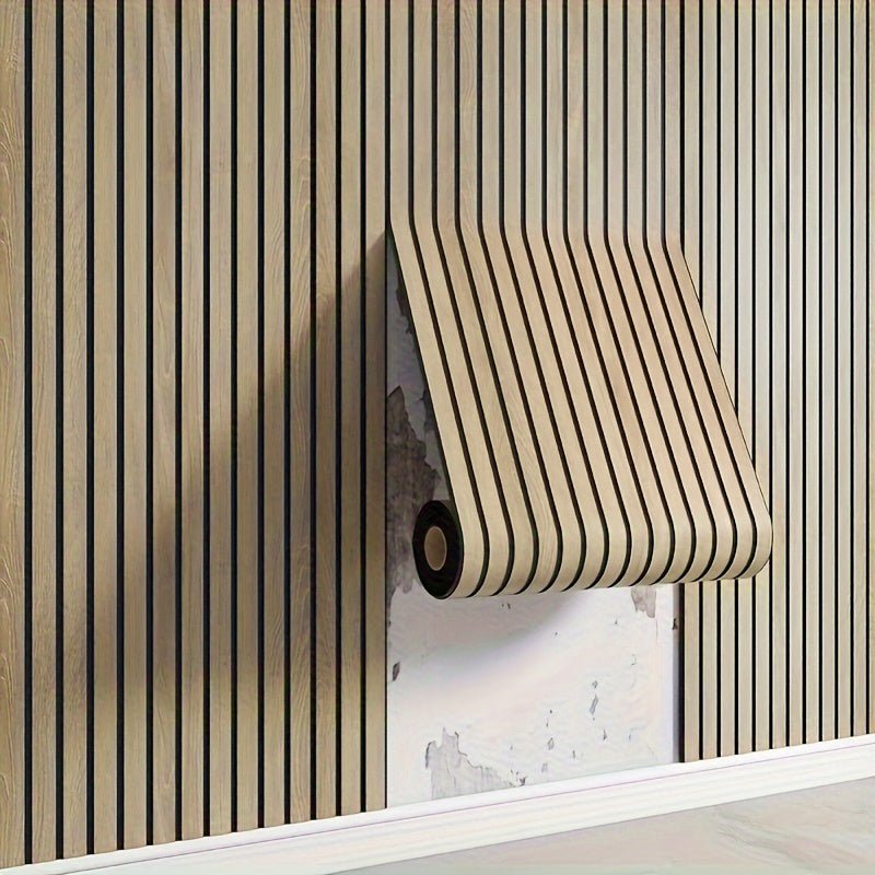 Realistic Self-Adhesive 3D Wood Wall Panels