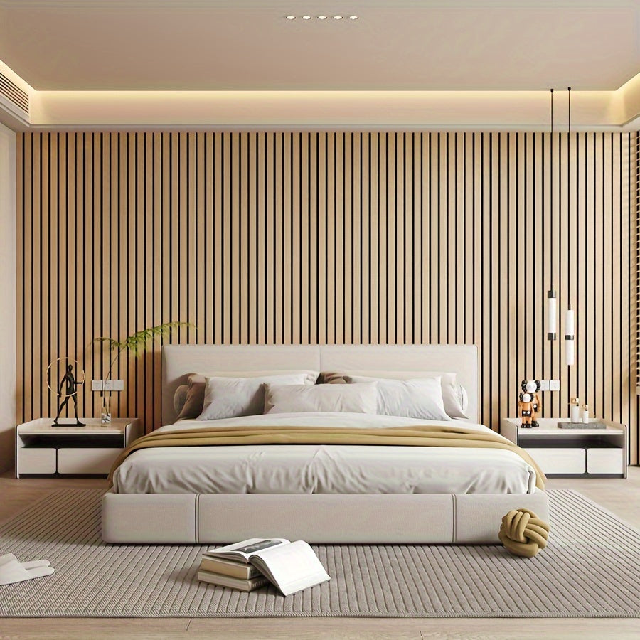 Realistic Self-Adhesive 3D Wood Wall Panels