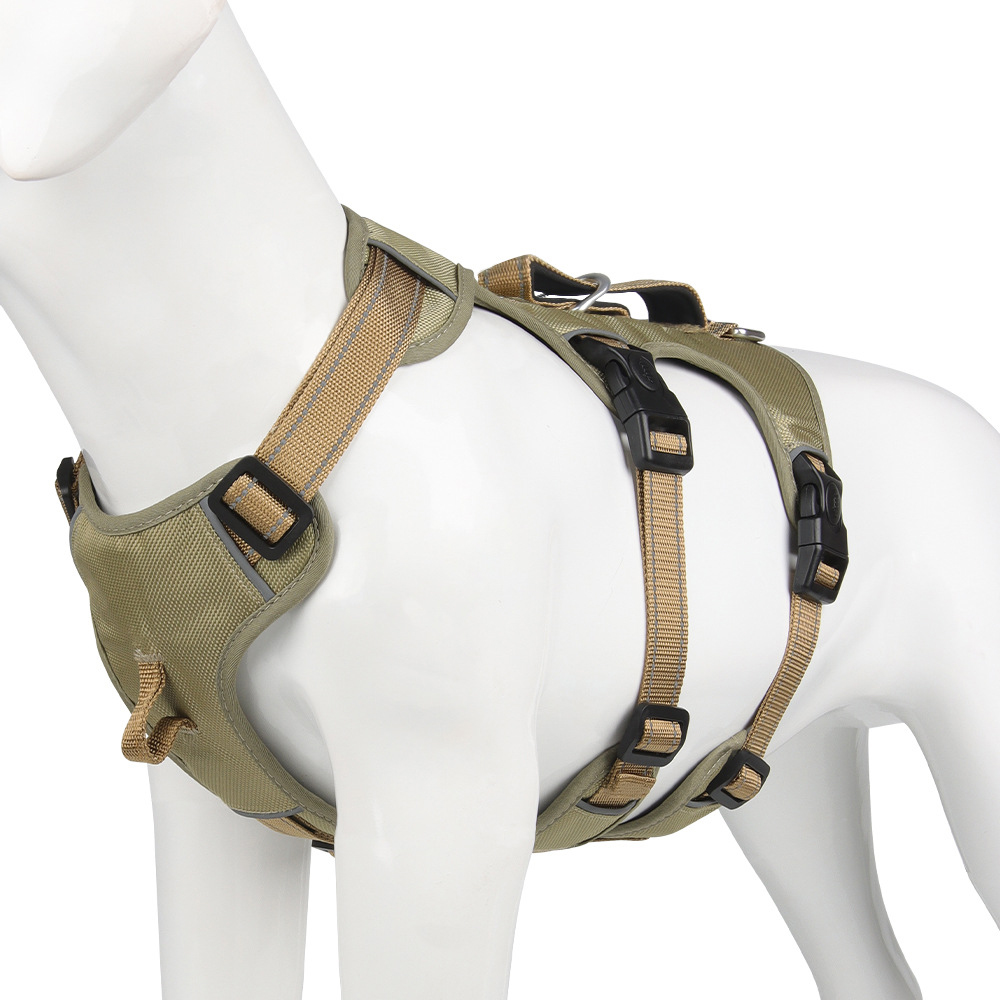 Reflective No-Pull Dog Harness – Escape-Proof and Adjustable
