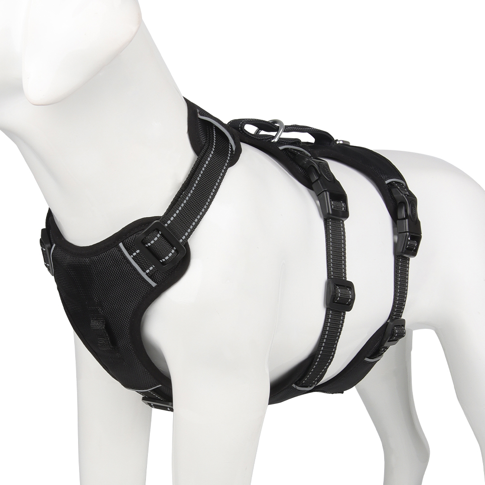 Reflective No-Pull Dog Harness – Escape-Proof and Adjustable