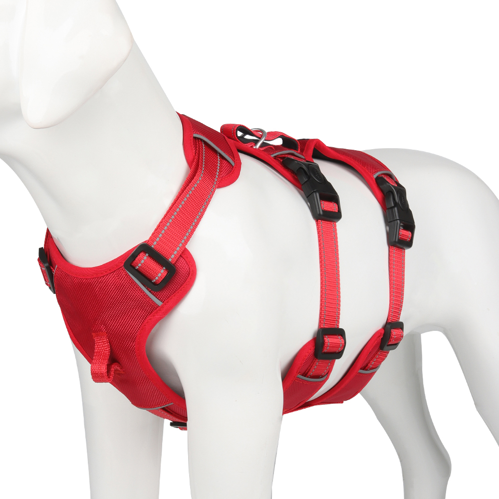 Reflective No-Pull Dog Harness – Escape-Proof and Adjustable