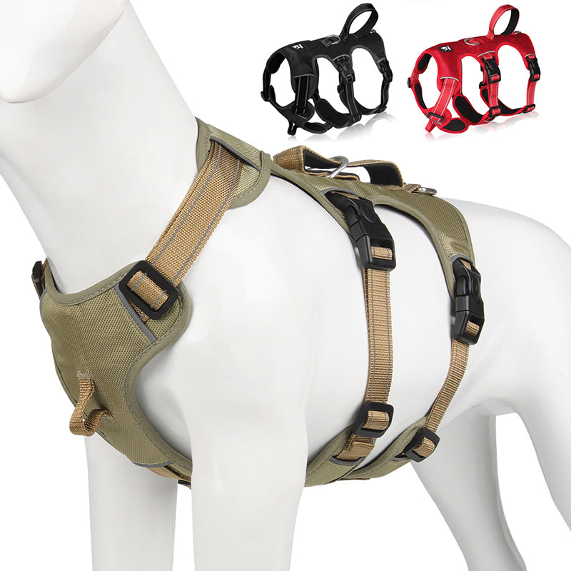 Reflective No-Pull Dog Harness – Escape-Proof and Adjustable