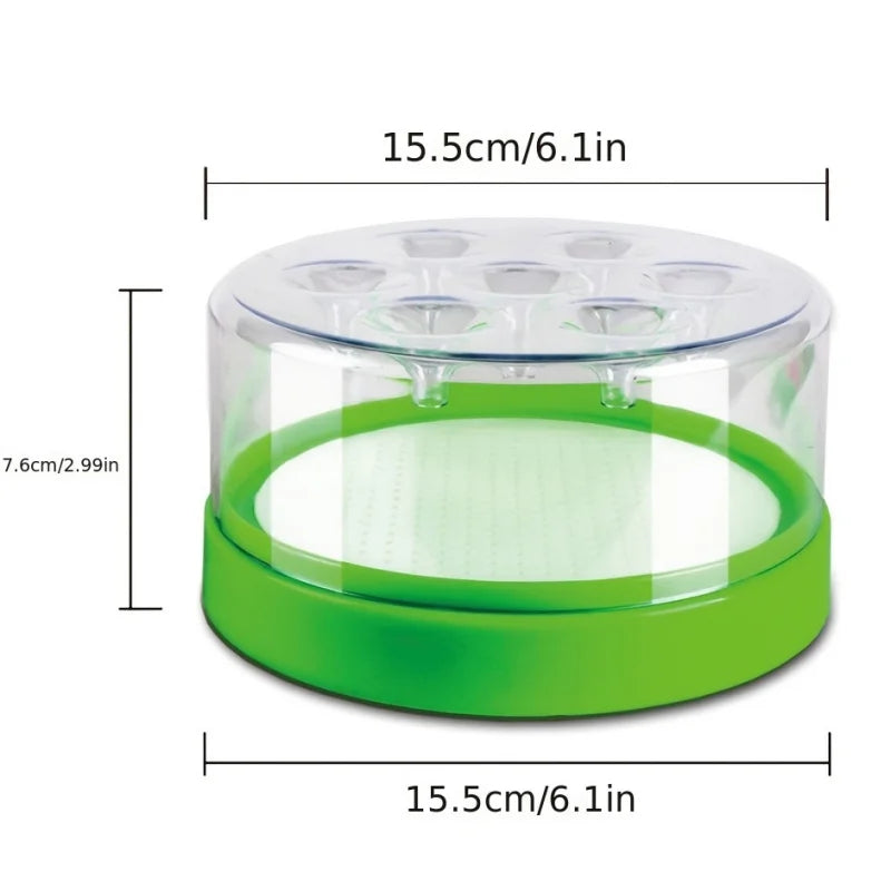 Reusable & Non-Toxic Fly Trap with 7 Entrances - Non-Electric & Chemical-Free for Effective Fly Control
