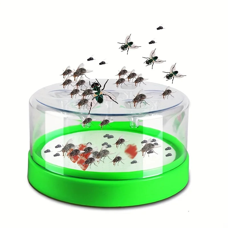 Reusable & Non-Toxic Fly Trap with 7 Entrances - Non-Electric & Chemical-Free for Effective Fly Control