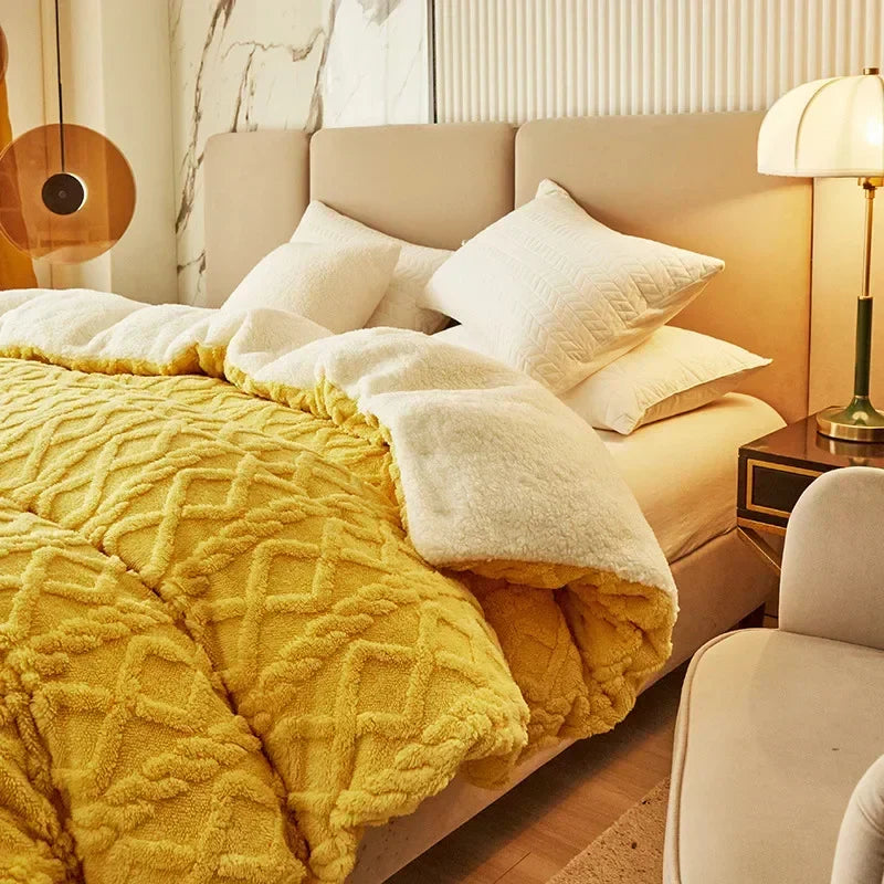 Reversible Cashmere-Look Duvet Cover