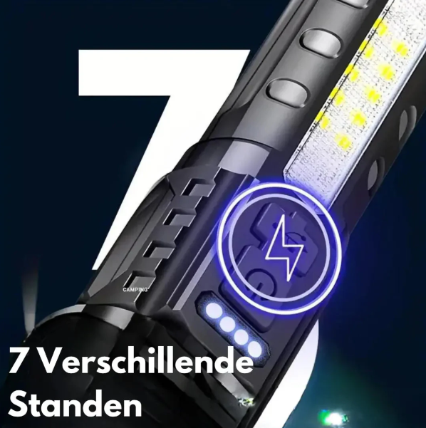 Robust 5000-Lumen Military Flashlight
