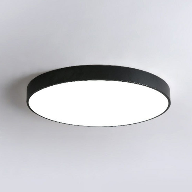 Round LED Ceiling Light with Gold Frame