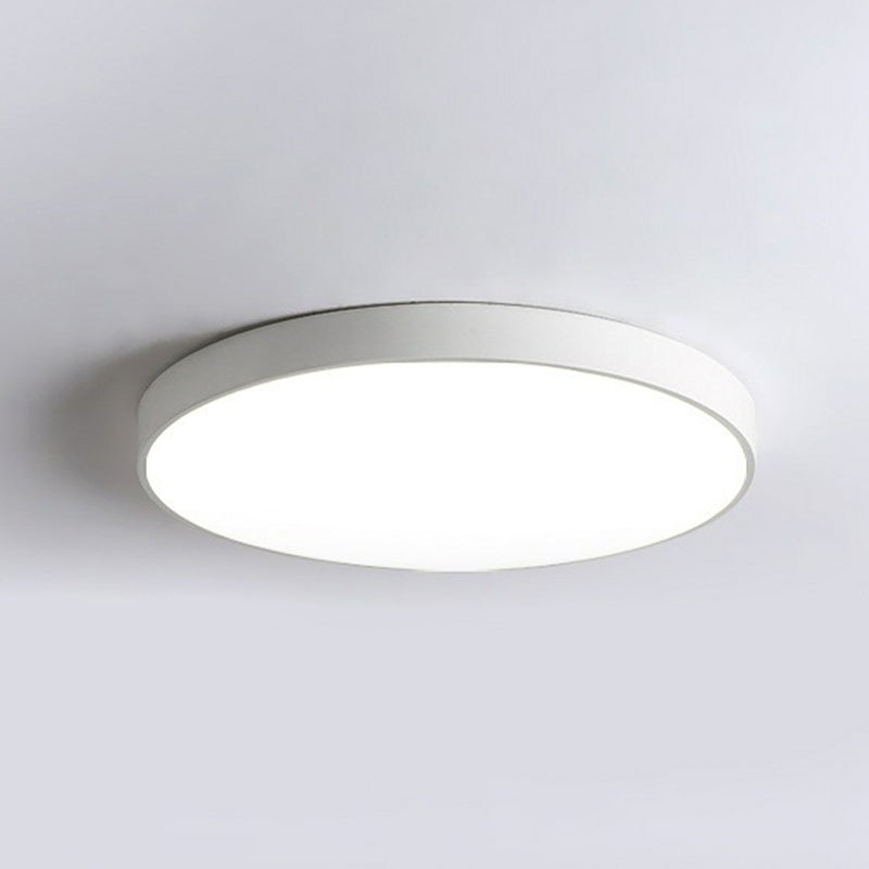 Round LED Ceiling Light with Gold Frame