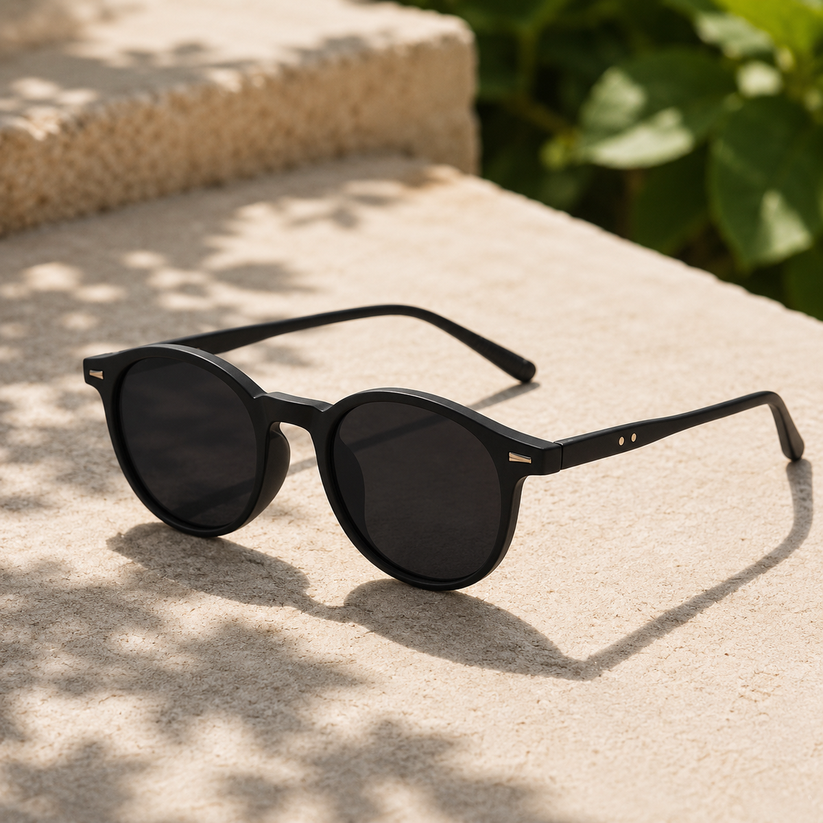 Round Polarized Retro Sunglasses – UV400