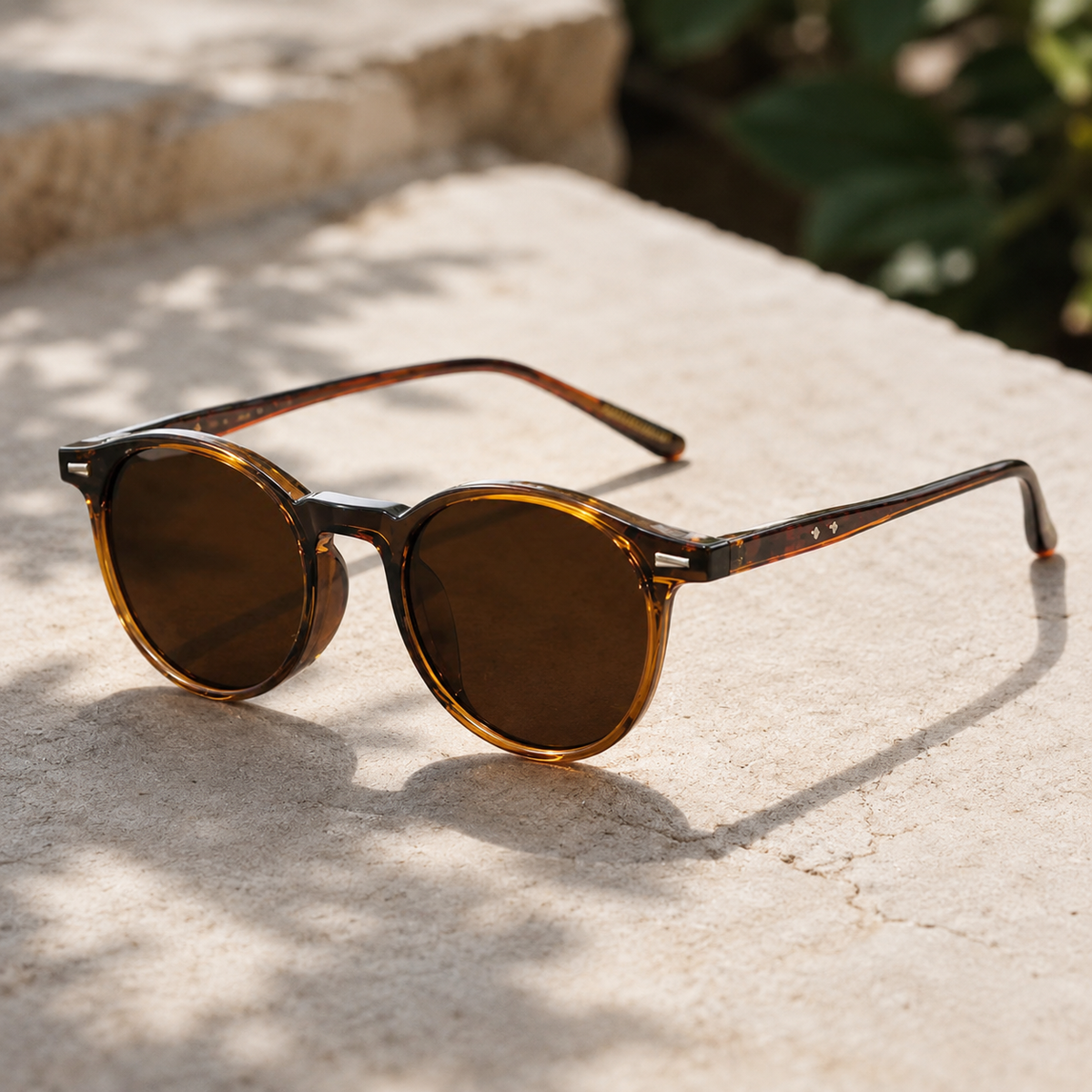Round Polarized Retro Sunglasses – UV400