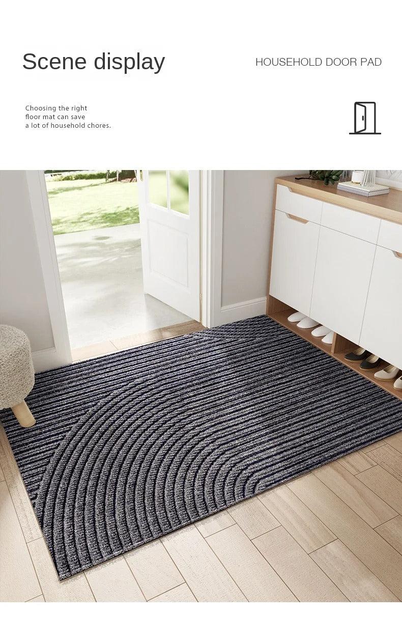 Scandinavian PVC Doormat with Non-Slip Design