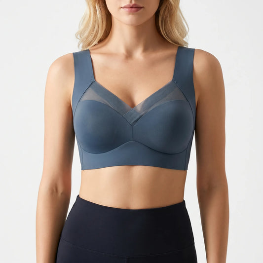 Seamless Push-Up Bra with Panel