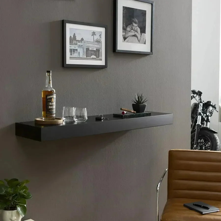 Secret Shelf with Hidden Storage Compartment for Valuables