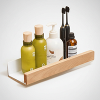 Self-Adhesive Wall Shelf - AquaWood