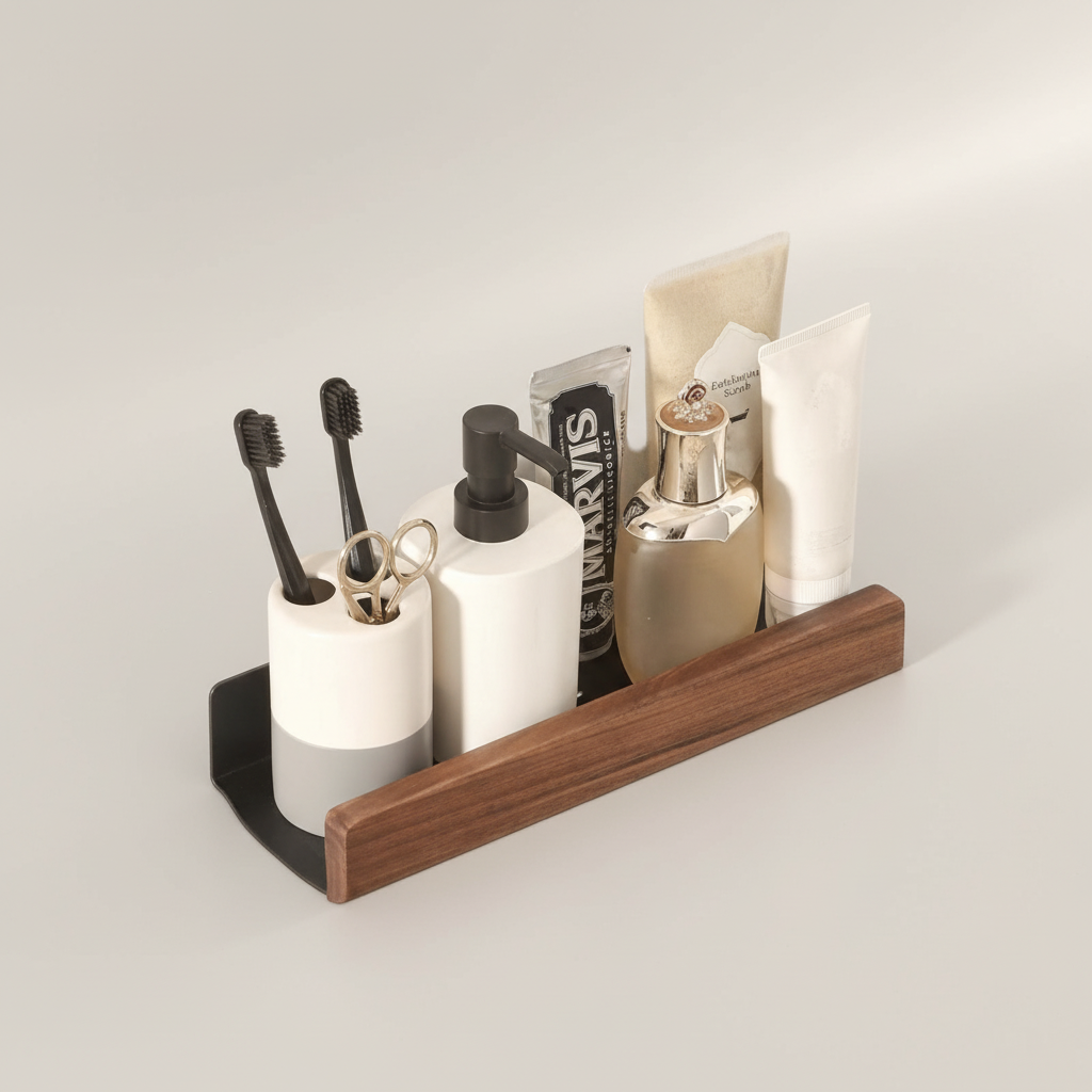 Self-Adhesive Wall Shelf - AquaWood