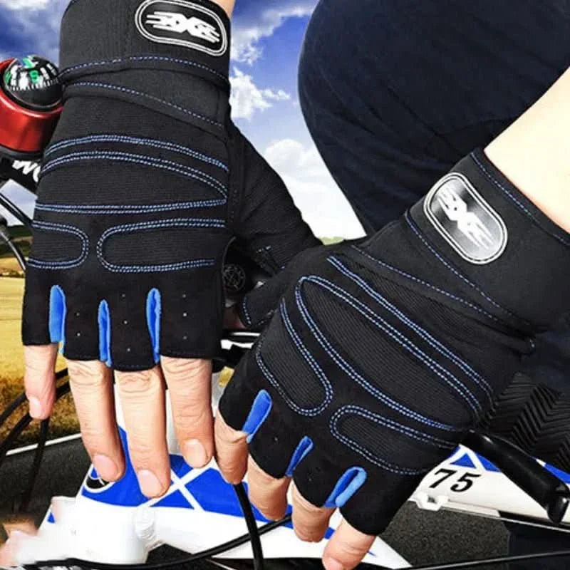 Shockproof Workout Gloves with Wrist Support for Weight Training, Fitness, and Cycling