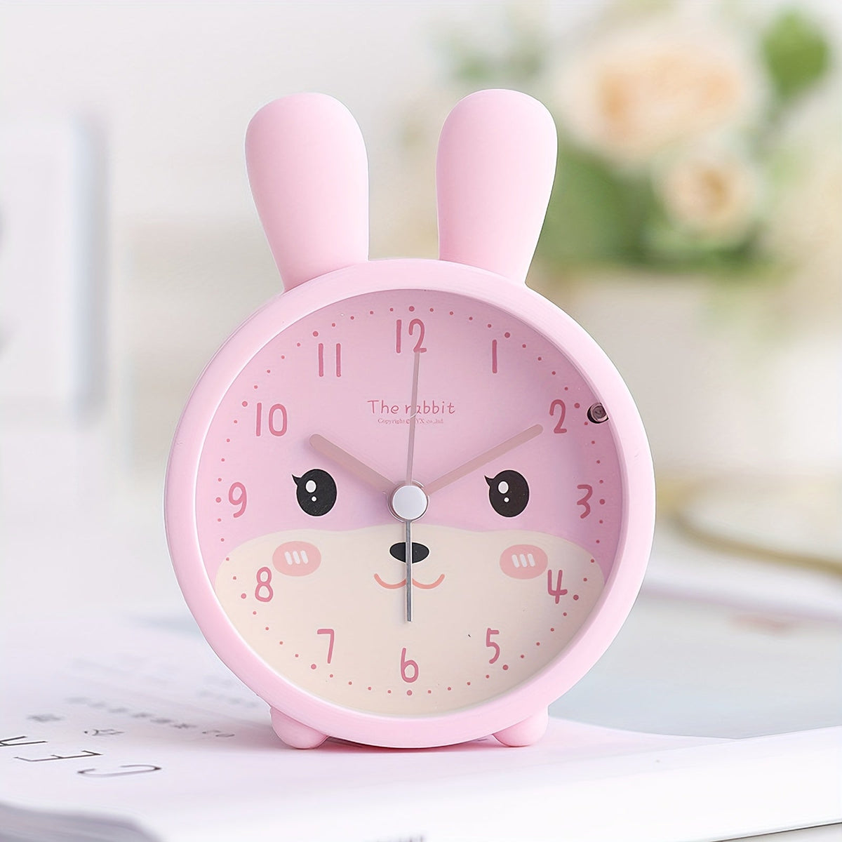 Silent Bunny Alarm Clock