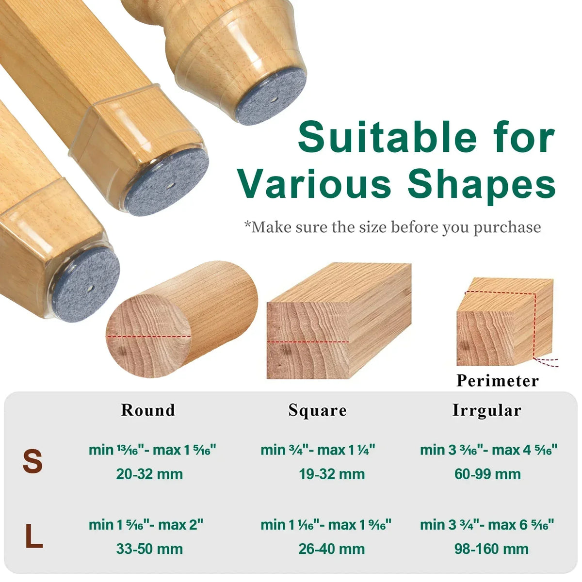 Silicone Furniture Chair Leg Floor Protectors