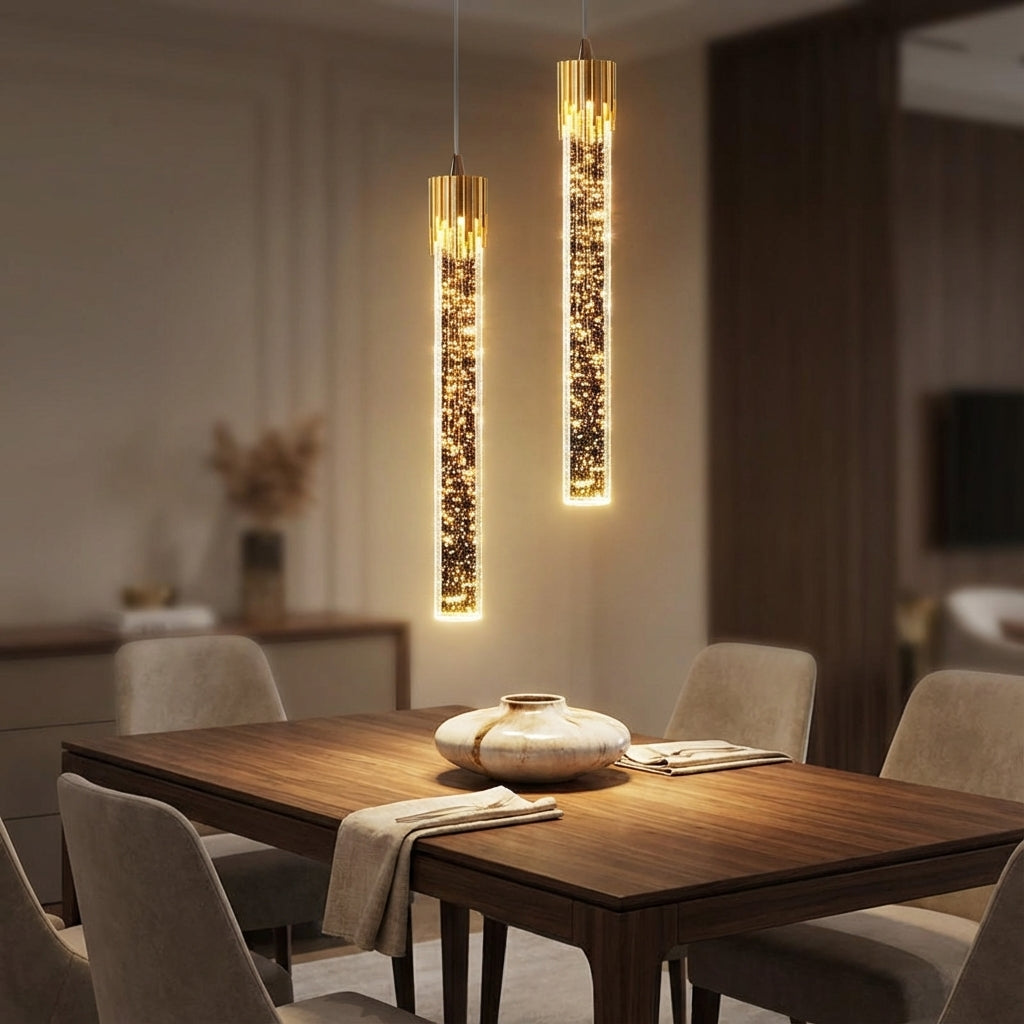 Slender Cylindrical Pendant Light – Lumicylix