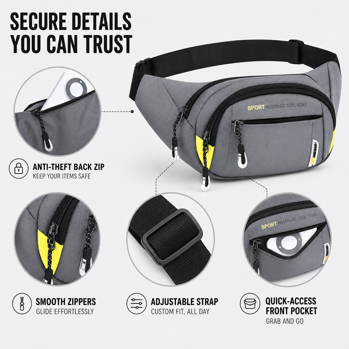 Slim Waist Pack