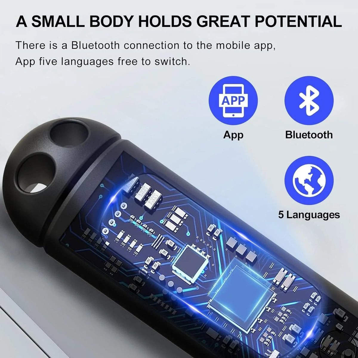 Smart Jump Rope with Real-Time Tracking – Cordless Fitness Skipping Rope