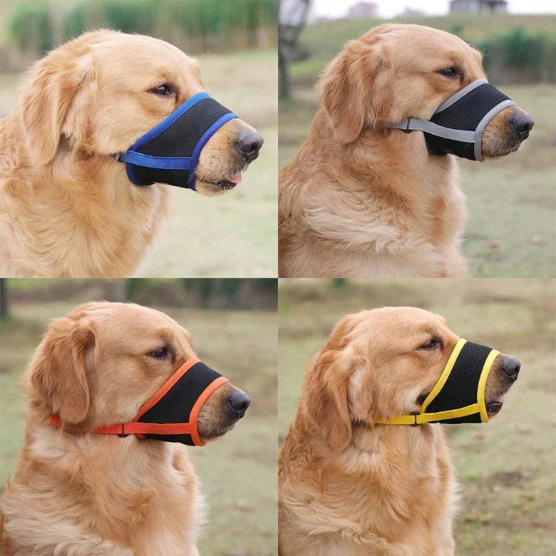 Soft Dog Muzzle to Prevent Barking and Biting
